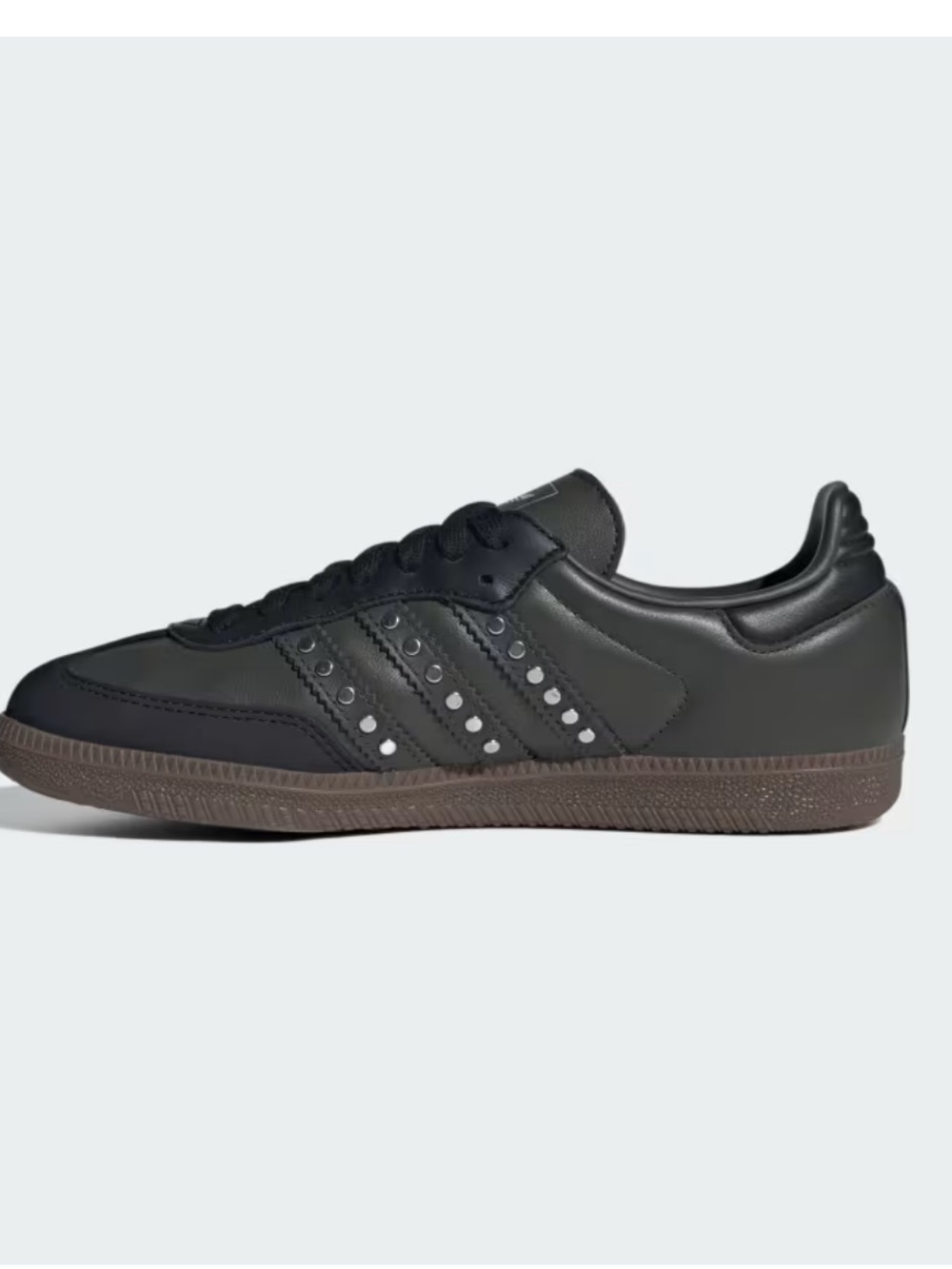 Adidas ICONIC SAMBA SHOES WITH PREMIUM MATERIALS AND METALLIC DOT 3-STRIPES 9.5 - Picture 4 of 16